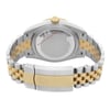 Back View Of Solid Back Case And Closed Stainless Steel,Gold Band Of Rolex 326933 Watch Unworn Condition
