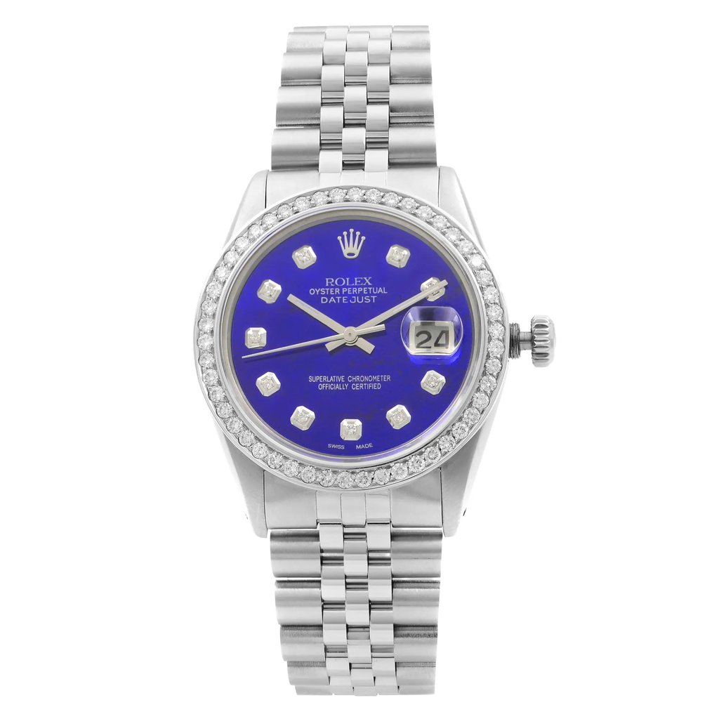 Front Full View Of Rolex 16014 Stainless Steel Watch Pre Owned Condition {Product Condition}