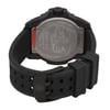 Back View Of Screwback Back Case And Closed Rubber Band Of Luminox XS.3501.BO.TV.SET Watch Display Model Condition