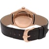 Back View Of Solid Back Case And Closed Leather Band Of Rolex 50515-0008 Watch Pre Owned Condition