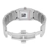 Back View Of Solid Back Case And Open Stainless Steel Band Of Tissot T073.310.11.017.00 Watch Display Model Condition