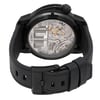 Back View Of Exhibition Back Case And Closed Leather Band Of HYT  HYT H1 Watch Unworn Condition