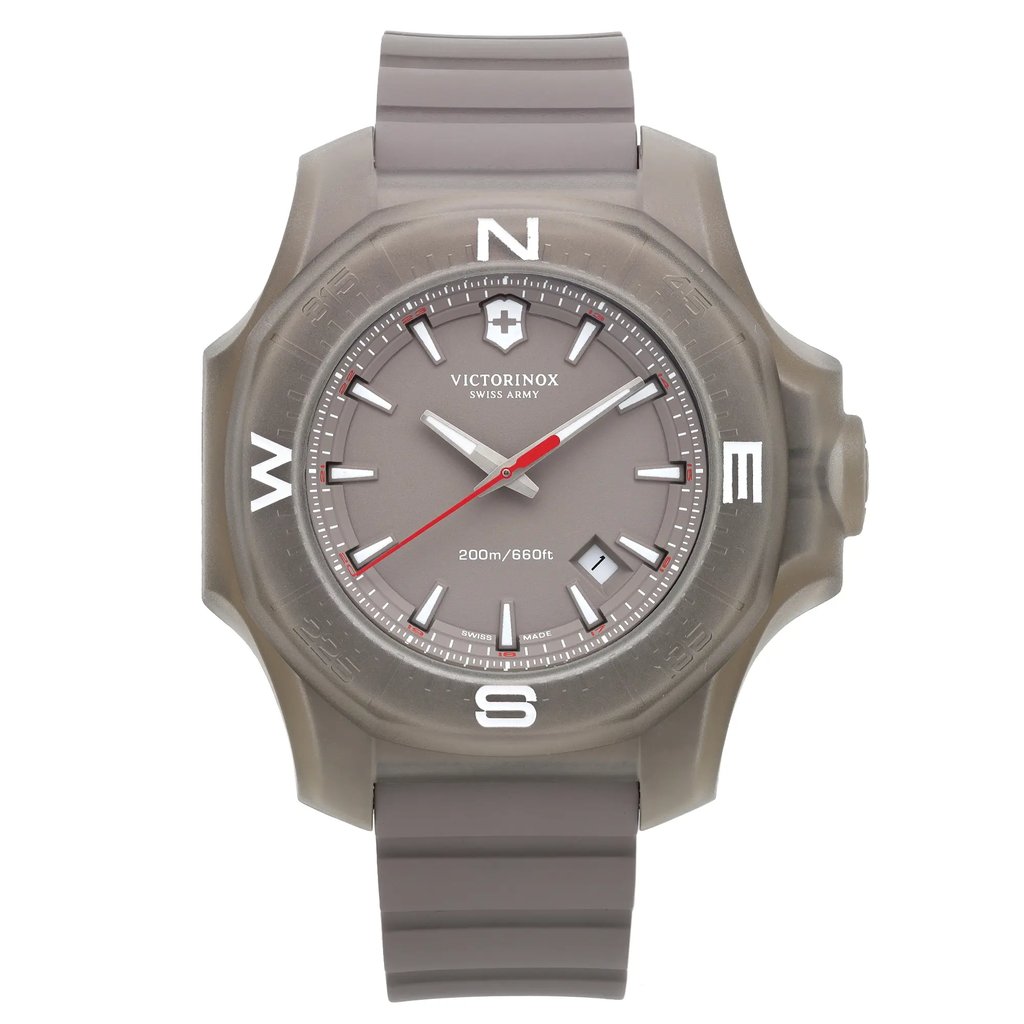 Front Full View Of Victorinox 241757 Titanium Watch Display Model Condition Excellent