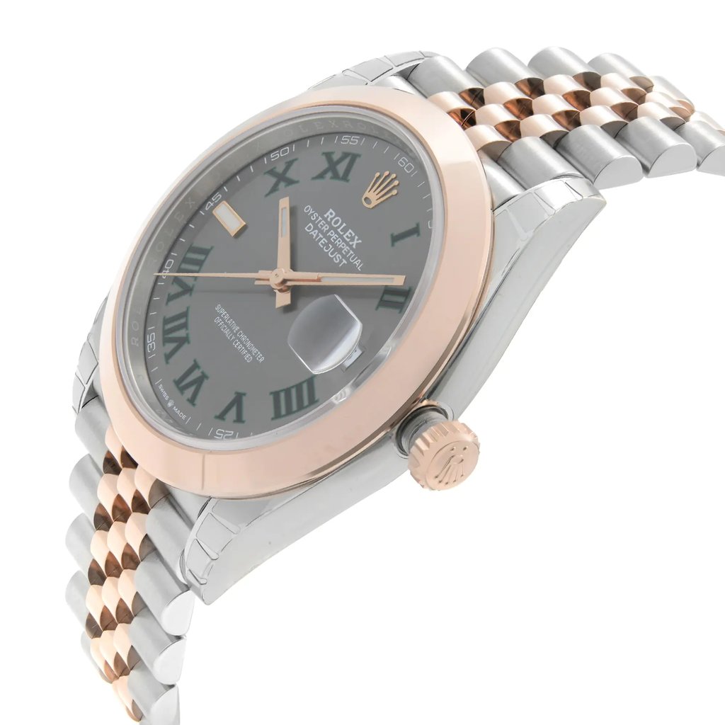 View Of Crown Facing Side Of Rolex 126301 Stainless Steel Watch New Condition