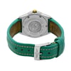 Back View Of {Caseback} Back Case And Closed Leather Band Of Breitling B67050 Watch Pre Owned Condition