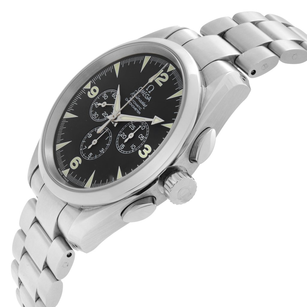 View Of Crown Facing Side Of OMEGA 2512.52.00 Stainless Steel Watch Pre Owned Condition