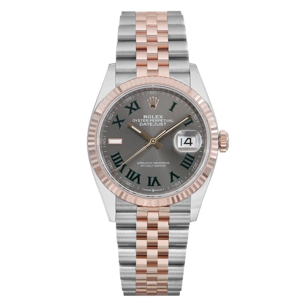 Front Full View Of Rolex 126231 Stainless Steel Watch New Condition Excellent