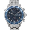 Up Close Front Facing Picture Of OMEGA 2298.80.00 Titanium Watch Pre Owned Condition