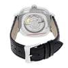 Back View Of {Caseback} Back Case And Closed Leather Band Of RAYMOND WEIL 2867-STC-00659 Watch Display Model Condition