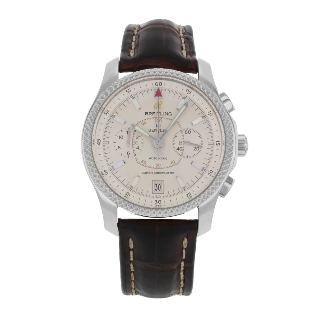 Front Full View Of Breitling P26362 Stainless Steel Watch Pre Owned Condition {Product Condition}