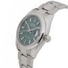 View Of Crown Facing Side Of Rolex 126200 Stainless Steel Watch Unworn Condition