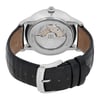 Back View Of Snap Back Case And Closed Leather Band Of Jaquet Droz J003034203 Watch Pre Owned Condition