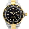Up Close Front Facing Picture Of Rolex 16613LN Stainless Steel Watch Pre Owned Condition