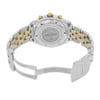 Back View Of {Caseback} Back Case And Open Stainless and Solid Gold Band Of Breitling B13055 Watch Pre Owned Condition