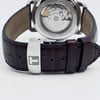 Back View Of Exhibition Back Case And Closed Leather Band Of Tissot T065.430.16.031.00 Watch Pre Owned Condition