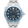 Up Close Front Facing Picture Of OMEGA 2531.80.00 Stainless Steel Watch Pre Owned Condition