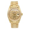 Front Full View Of Rolex 1803 Gold 18kt Watch Pre Owned Condition Good