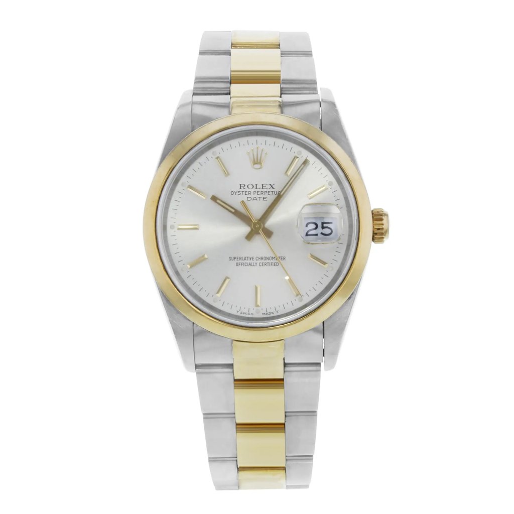 Front Full View Of Rolex 15203 Stainless Steel Watch Pre Owned Condition {Product Condition}