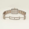 Back View Of Screwback Back Case And Open Stainless Steel Band Of Cartier W51005Q4 Watch Pre Owned Condition