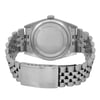 Back View Of Solid Back Case And Closed Stainless Steel Band Of Rolex 16220 Watch Pre Owned Condition