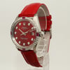 View Of Crown Facing Side Of Rolex 1500 Stainless Steel Watch Pre Owned Condition