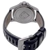 Back View Of Solid Back Case And Closed Leather Band Of Luminox XL.1834 Watch Display Model Condition