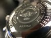 Back View Of {Caseback} Back Case And Open Stainless Steel Band Of Breitling Colt Ocean Watch Pre Owned Condition