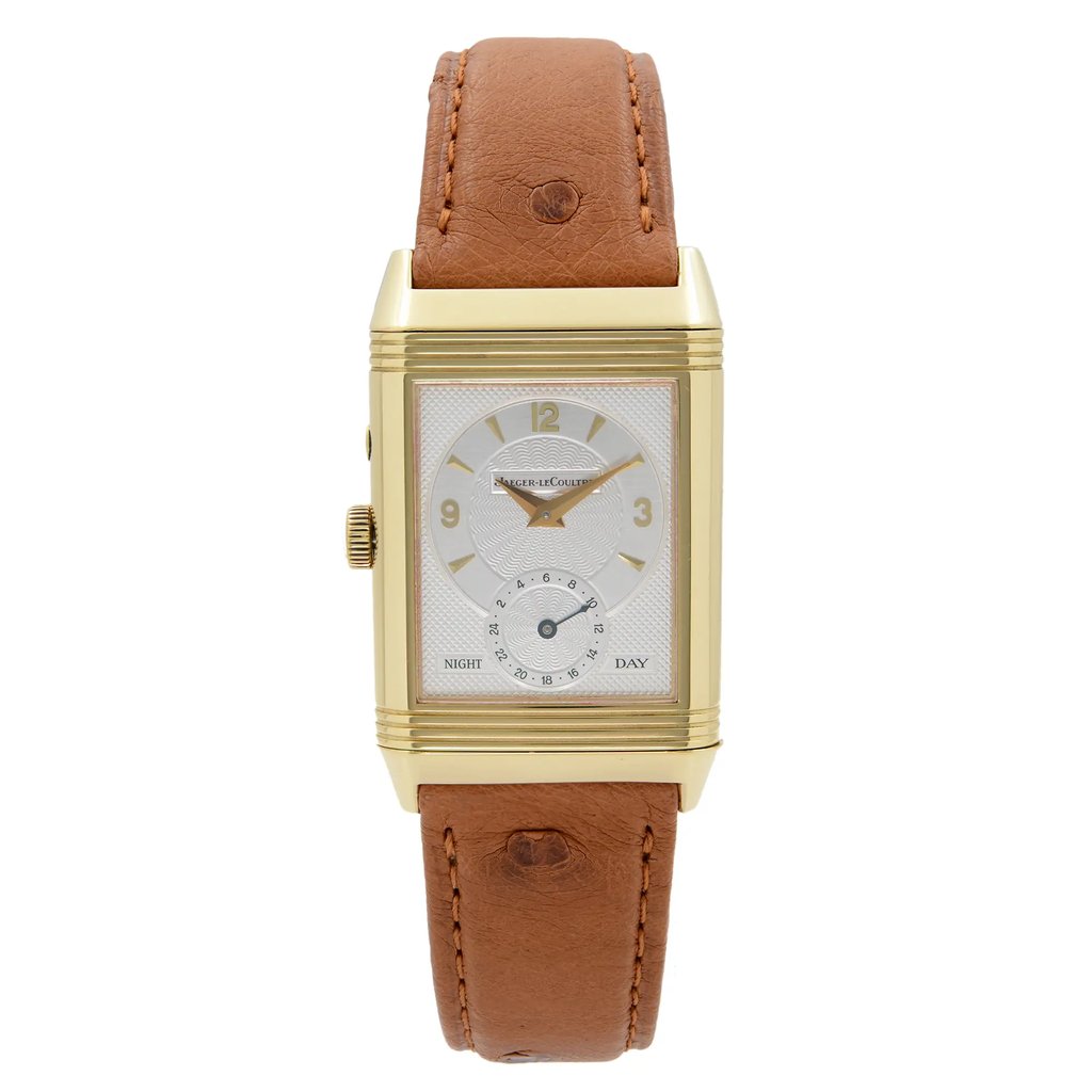 Front Full View Of Jaeger-LeCoultre 270.1.54 Gold 18kt Watch Pre Owned Condition {Product Condition}