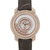 Up Close Front Facing Picture Of Chopard 209245-5001 Rose Gold Watch Pre Owned Condition