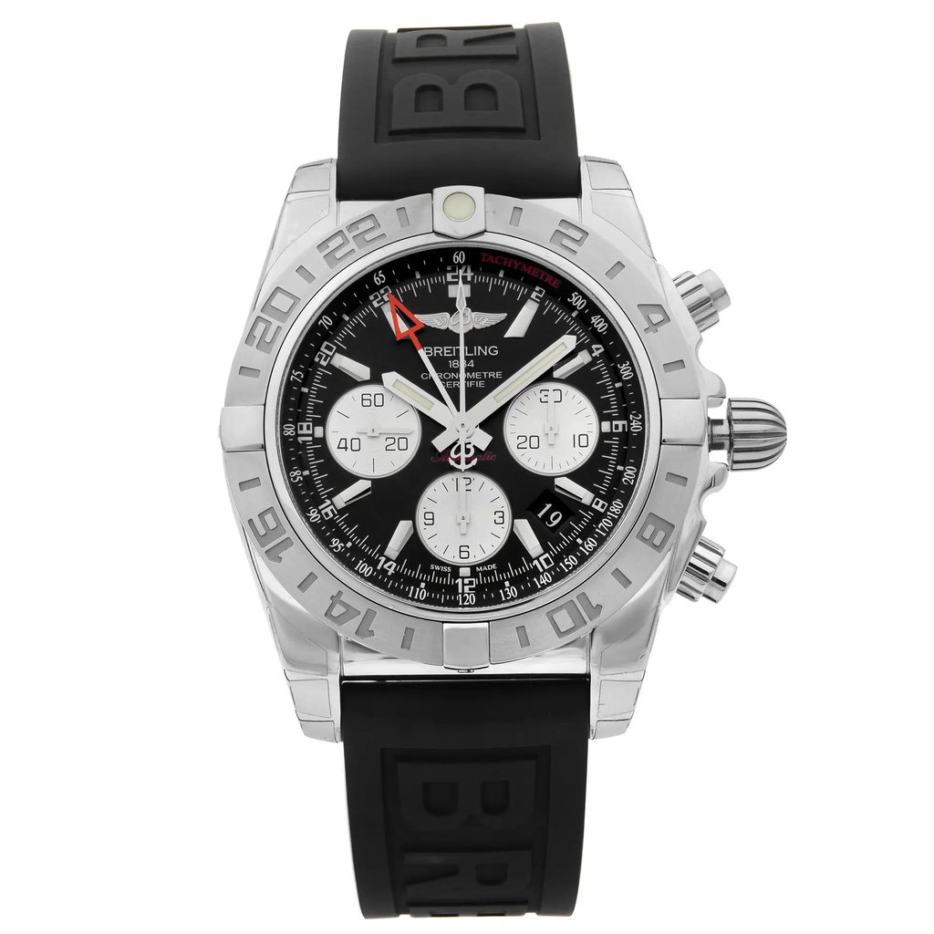 Front Full View Of Breitling AB042011/BB56-153S Stainless Steel Watch Unworn Condition {Product Condition}