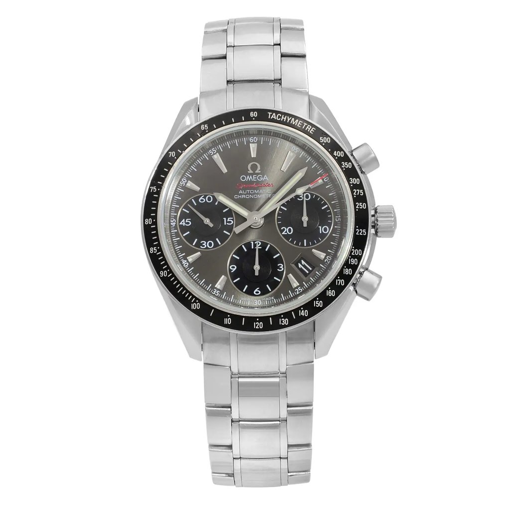 Front Full View Of OMEGA 323.30.40.40.06.001 Stainless Steel Watch Pre Owned Condition {Product Condition}