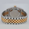 Back View Of Screwback Back Case And Closed Stainless Steel,Yellow Gold Band Of Rolex 116233 Watch Pre Owned Condition