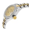 View Of Crown Facing Side Of Rolex 69173 Stainless Steel Watch Pre Owned Condition