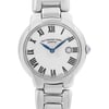 Up Close Front Facing Picture Of RAYMOND WEIL 5229-ST-01659 Stainless Steel Watch Pre Owned Condition
