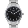 Up Close Front Facing Picture Of Tissot T116.410.11.057.00 Stainless Steel Watch Display Model Condition