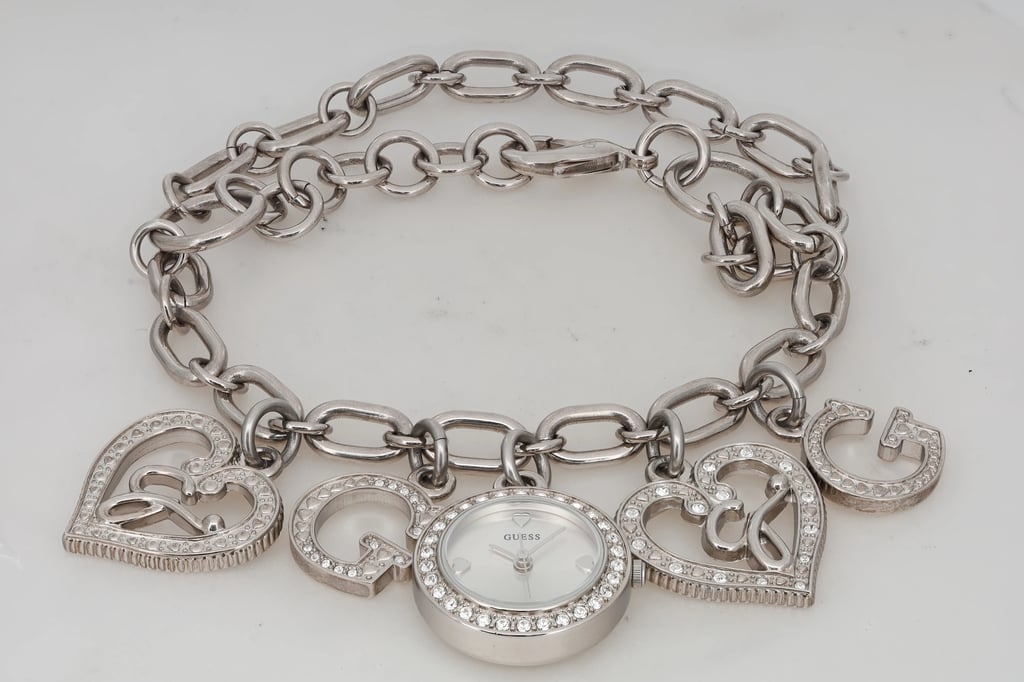 1st image of GUESS Guess Charm Wristwatch, PreOwned condition