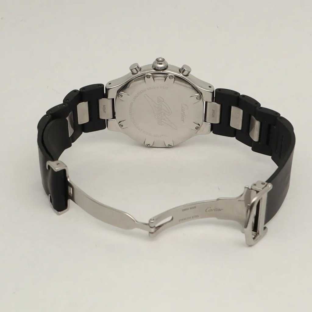 5th image of Cartier Chronoscaph Wristwatch, PreOwned condition