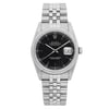 Front Full View Of Rolex 16234 Stainless Steel Watch Pre Owned Condition Good