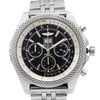 Up Close Front Facing Picture Of Breitling A44364 Stainless Steel Watch Pre Owned Condition