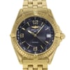 Up Close Front Facing Picture Of Breitling K10050 Gold 18kt Watch Pre Owned Condition