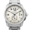 Up Close Front Facing Picture Of Cartier W7100015 Stainless Steel Watch Pre Owned Condition