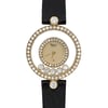 Up Close Front Facing Picture Of Chopard 4066 Yellow Gold Watch Pre Owned Condition