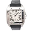Front Full View Of Cartier W20073X8 Stainless Steel Watch Pre Owned Condition {Product Condition}