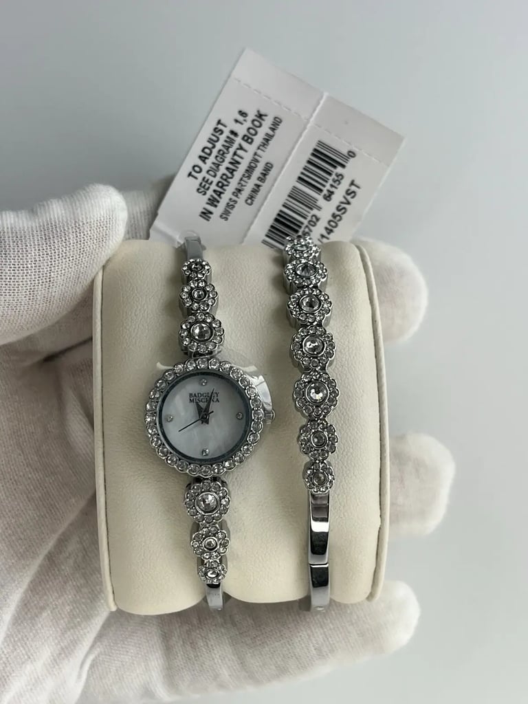 2nd image of Badgley Mischka Badgley Mischka BA/1405SVST Wristwatch, Unworn condition