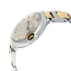 View Of Crown Facing Side Of Cartier W69008Z3 Stainless Steel Watch Pre Owned Condition