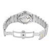 Back View Of Exhibition Back Case And Open Stainless Steel Band Of OMEGA 123.15.35.20.02.001 Watch New Without Tags Condition