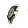 View Of Crown Facing Side Of Wenger 01.0441.147 Stainless Steel Watch Display Model Condition