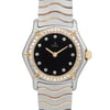 Up Close Front Facing Picture Of EBEL 1057902 Stainless Steel Watch Pre Owned Condition
