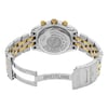 Back View Of {Caseback} Back Case And Open Stainless and Solid Gold Band Of Breitling B13356 Watch Pre Owned Condition