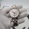 Front Full View Of Michael Kors MK6558 Stainless Steel Watch Display Model Condition {Product Condition}